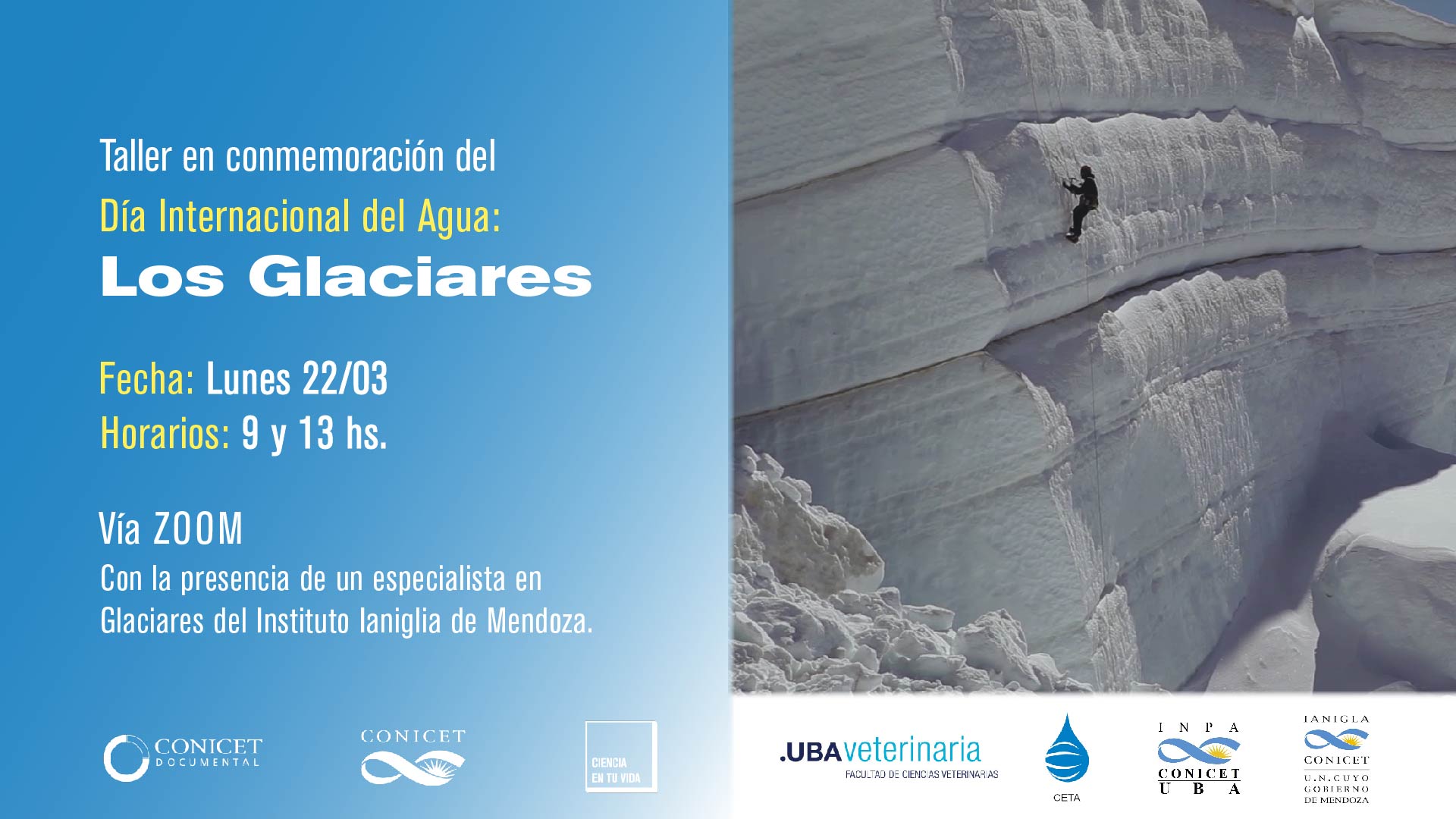 Actividades programadas CAA-AUGM en el Día Mundial del Agua: Universidad de Buenos Aires