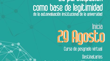 Curso «PARTICIPACIÓN COMO BASE DE LEGITIMIDAD DE LA AUTO EVALUACIÓN