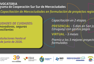 Convocatoria abierta: 20ª Capacitación en Formulación de Proyectos Regionales — Mercociudades
