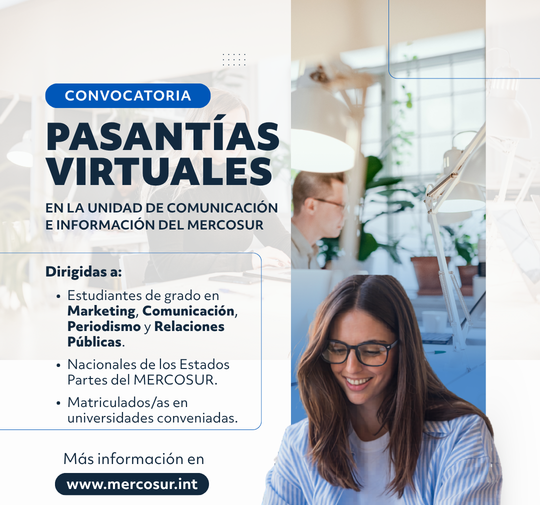Realizá una pasantía virtual en la Secretaría del Mercosur